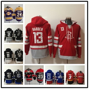 New 2022 Jersey Men's fleece-lined Thickened Pocket Hoodie Hoodie Basketball Clothes Embroidered Edition Basketball Team