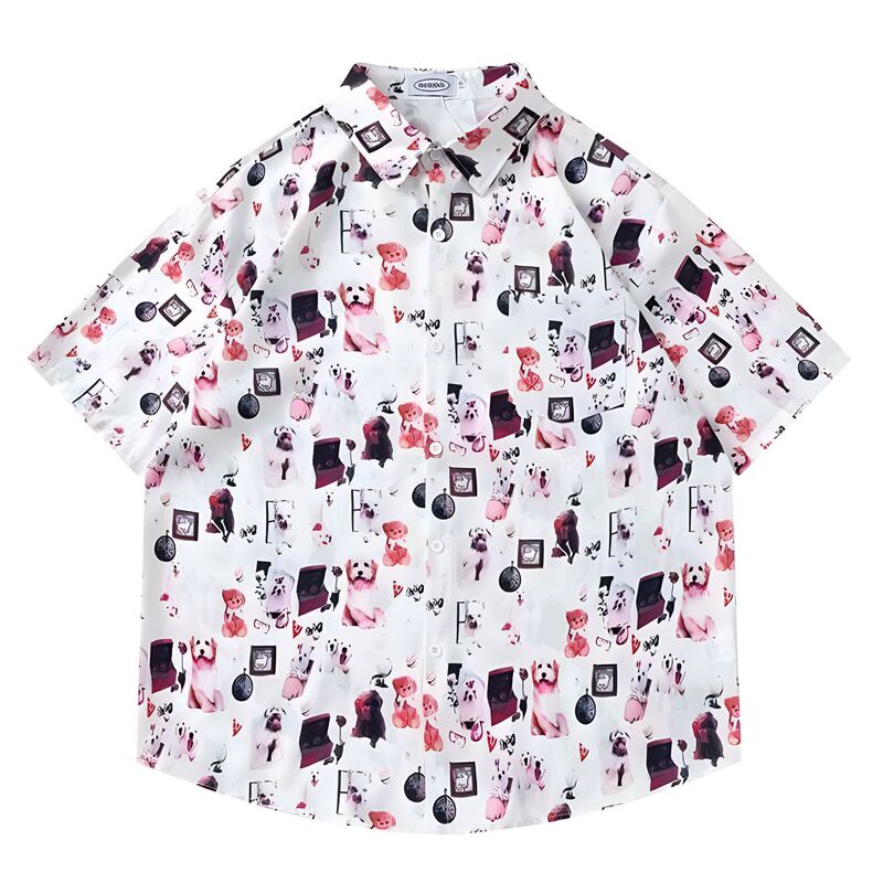2026 New Summer Short-Sleeve Shirt Popular Casual Shirt Cross-Border Foreign Trade Top Shirt Men's Amazon Temu
