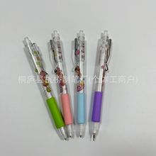 韩国创意小女孩自动铅笔小学生卡通高颜值铅笔免削按动铅笔批发