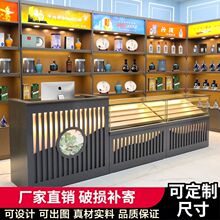 便利店超市烟酒展示柜现代高端烤漆专卖烟柜实木酒柜香烟展柜