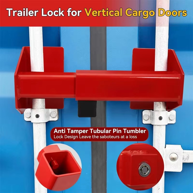 Steel Heavy-Duty Cargo Container Padlock, Shipping Container Lock, Container Door Lock, Semi-Trailer Door Lock