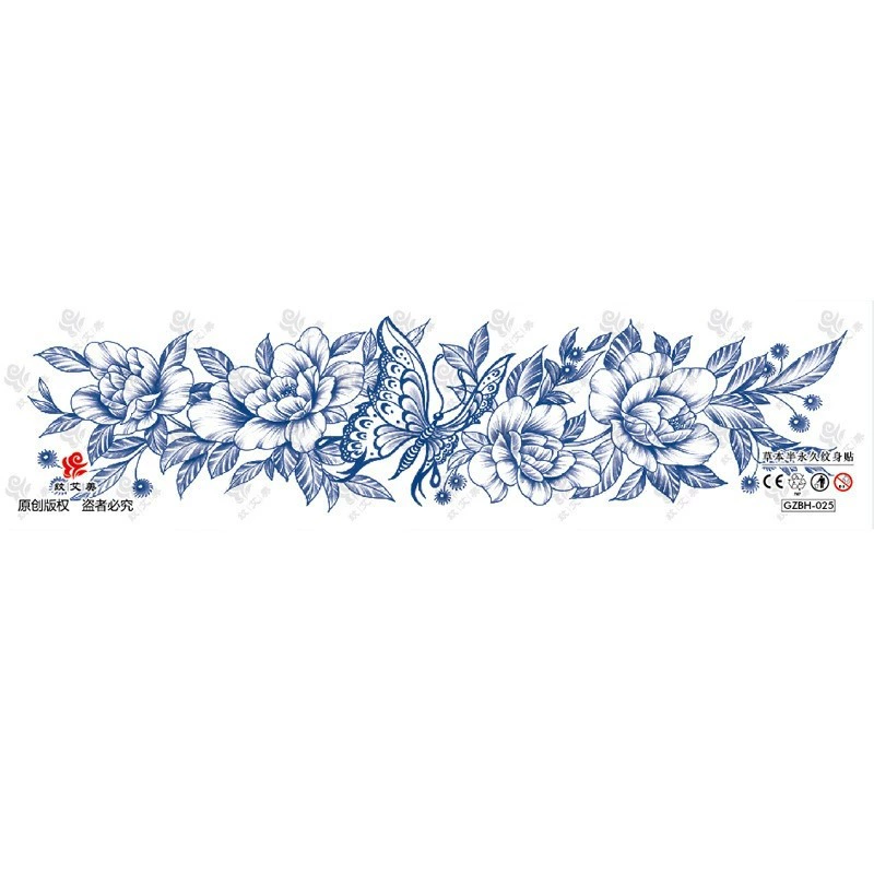 Herbal tattoo stickers, waterproof sticker, new collection
