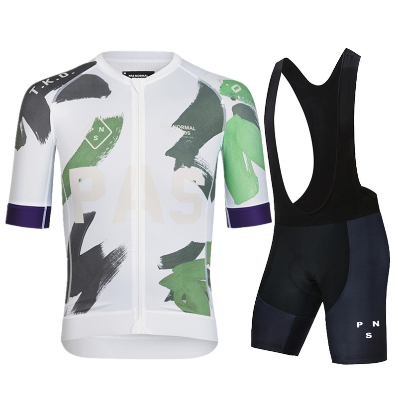 Bicicletas de carretera de montaña profesionales delgada ropa de ciclismo blanco unisex verano delgado transpirable secado rápido mangas cortas