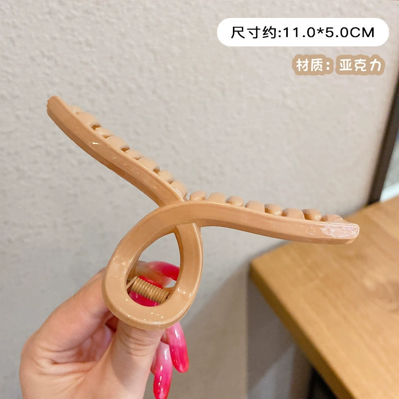 Модный универсальный крабовый значок, большой акула, заколки, аксессуар для волос, зажим для волос, простой и элегантный дизайн, Южная Корея