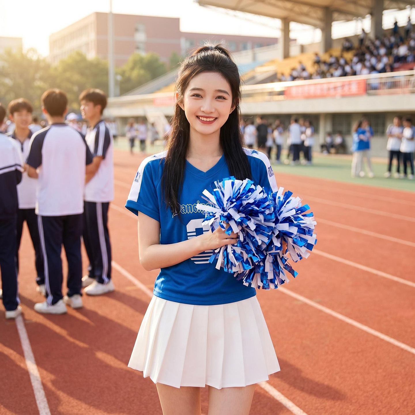 学生运动会开幕式班服拉拉队演出服团体啦啦操舞蹈表演服装套装