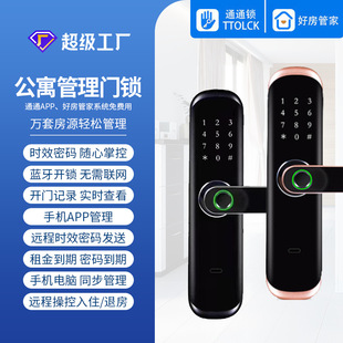 Cross-border trade lock graffiti apartment fingerprint TTLOCK password lock app remote smart lock hotel electronics