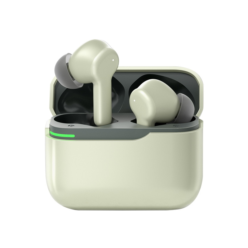 Cross-Border New Headphones Twsanc+Enc Wireless Bluetooth Dual Noise Reduction In-Ear High-Quality Private Model Super Long Battery Life