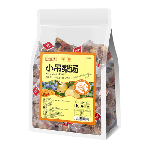 Small hanging pear soup, ready to drink without cooking, silver fungus, fresh reed root, red dates, goji berries, lily bulb, pear tea, factory wholesale and distribution