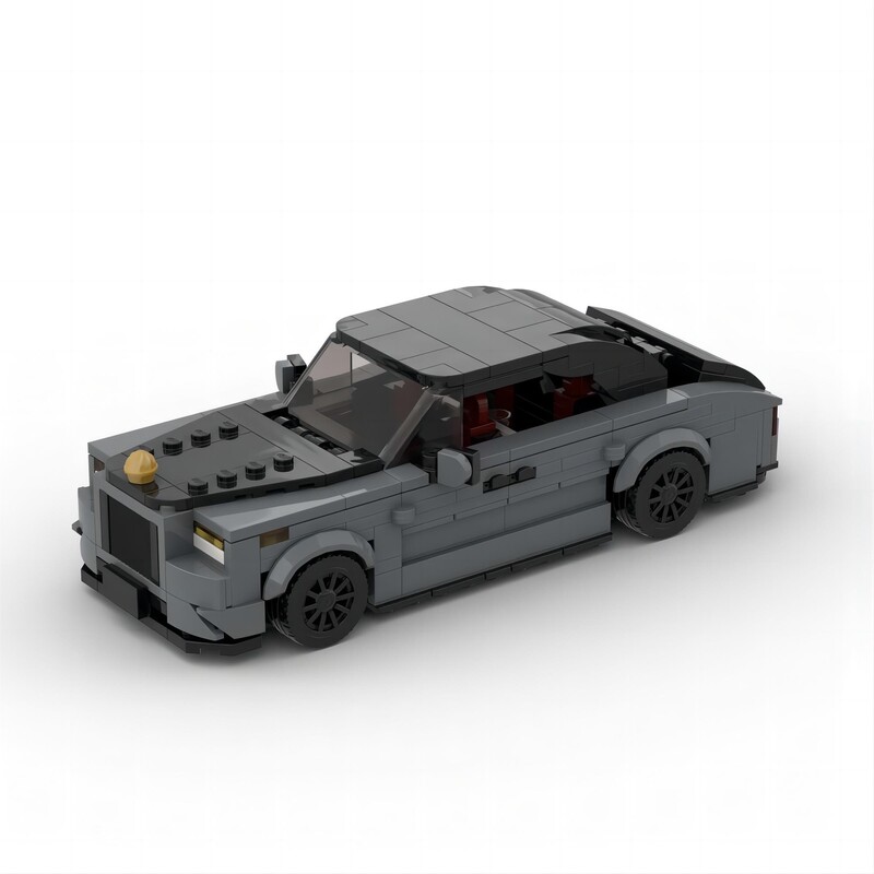 Moc-175109 Rolls-Royce Phantom Speed Series 8-Grids Car Suitable for Lego Boys' Educational Building Blocks Moc-175109 Rolls-Royce Phantom Speed Series 8-Grids Car Suitable for Lego Boys' Educational Building Blocks