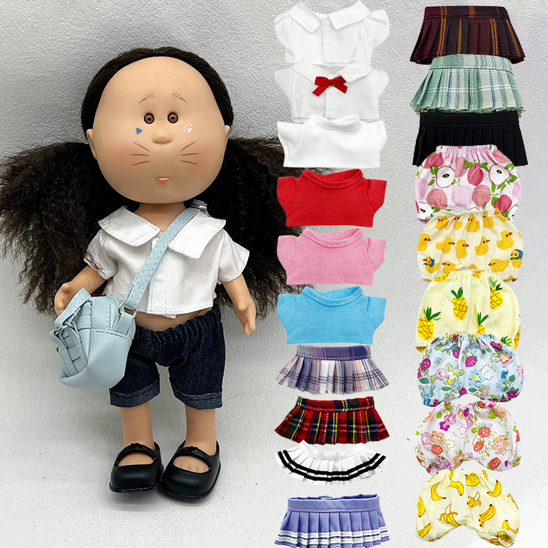 Toy Potato Doll Clothes, Brava Clothes, Pleated Skirts, Jk Uniforms, Shirts, T-Shirts, Spanish Potato Doll Clothes