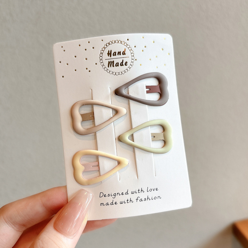 Nuevo clip de BB dopamina de color estrella de pentaco pequeño clip de cabello para niños tocado para niños lindos bordes laterales clip de cabello