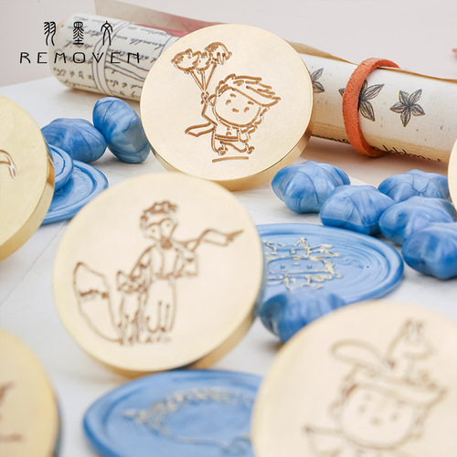Fire wax seal Little Prince series student handbook DIY decoration fire wax seal envelope invitation greeting card gift seal
