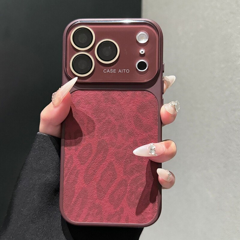 Transform into an iPhone 18 Pro Max Phone Case in Seconds with Large Window Leopard Print Leather Cover, Suitable for Apple 17 Anti-Drop Protective Case 16 Transform into an iPhone 18 Pro Max Phone Case in Seconds with Large Window Leopard Print Leather Cover, Suitable for Apple 17 Anti-Drop Protective Case 16
