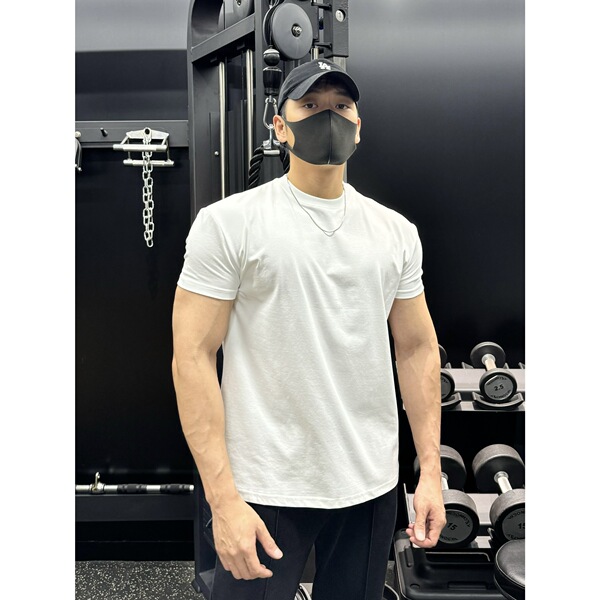 Universal sports solid color casual trend base short sleeve T-shirt…
