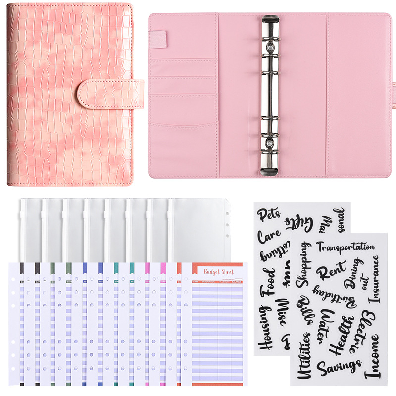 [기본 선물팩] - 악어풍 분할 (저가 카드 12장 + 지퍼백 8장 + 워드 스티커 2장)