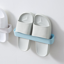 浴室拖鞋架壁挂式免打孔卫生间墙壁厕所鞋子沥水架置物架厂销批发