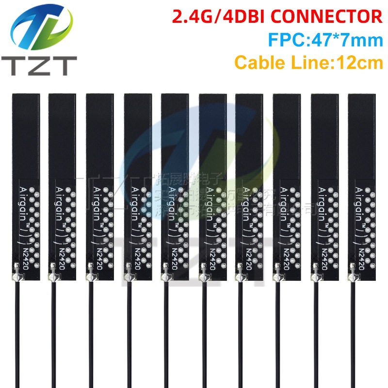 2.4G 4DB内置天线ZigBee天线 wifi天线 蓝牙全向PCB天线焊接/IPEX