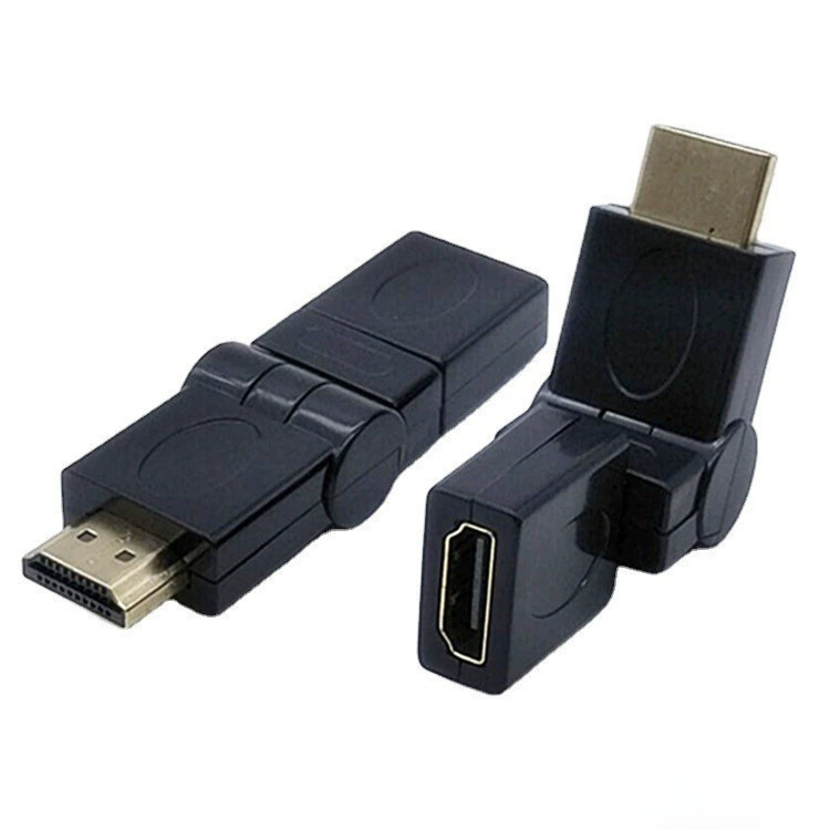 Поставляемый напрямую производителем золотой -платный HDMI1.4 версия отца 360 градусов 180 градусов, 90 градусов свободный поворот HDMI преобразующий головка