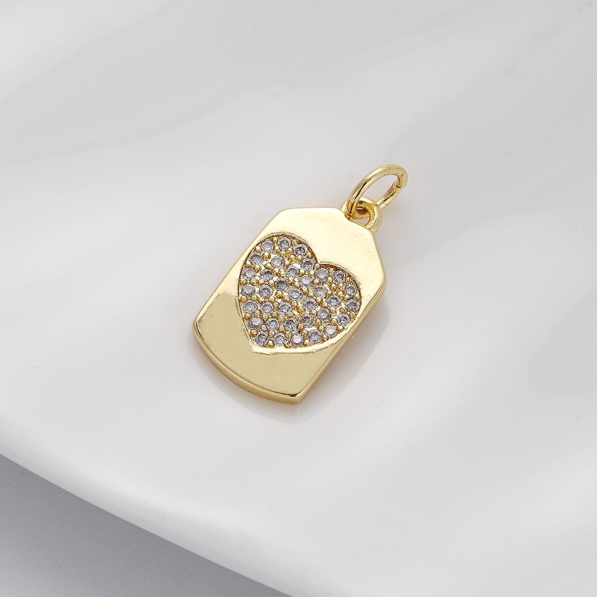 8g Weight Pendant, Chain Jewelry Making Type Zircon Inlay Material DIY Jewelry Accessories Classification 1 Piece Quantity Copper Material Geometric, Star, Moon Pattern Plating, Inlay Design Simple Style Style 1 Piece Copper Zircon Geometric Star Moon Pendant Chain 39