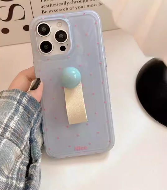 Ins simple punto de onda de color sólido para 14ProMax funda para teléfono móvil iPhone12/13 Apple 15 hembra 14 cáscara de gelatina