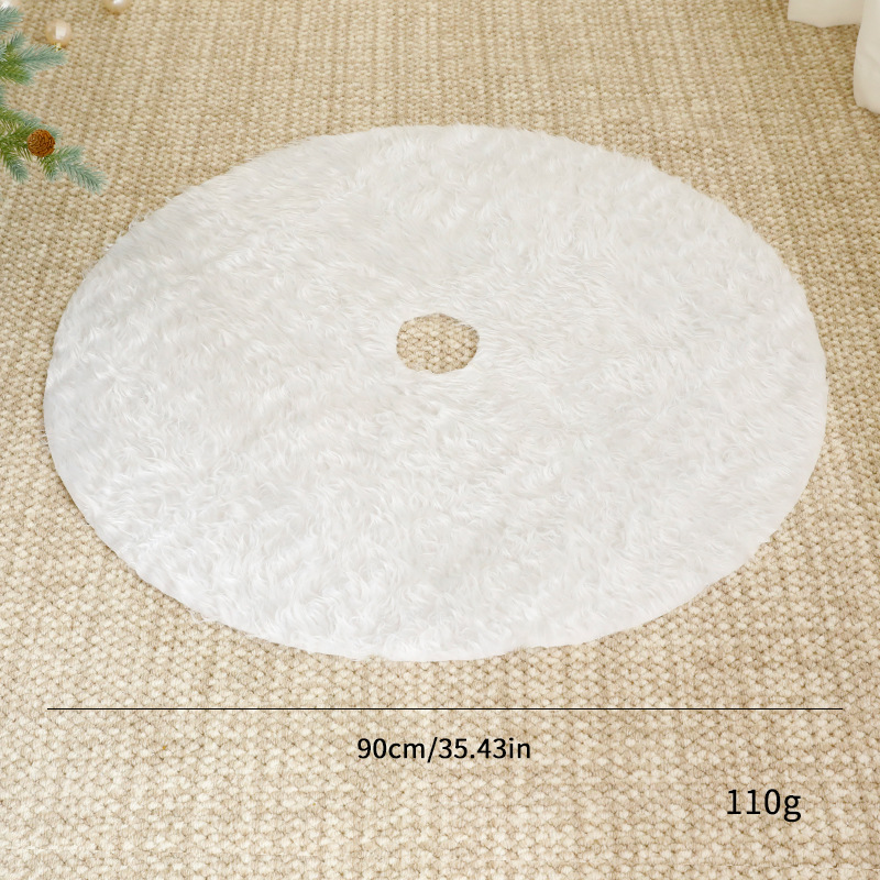 Nuevos adornos transfronterizos de gran falda de árbol de Navidad delantal de base de decoración de Navidad manta al por mayor