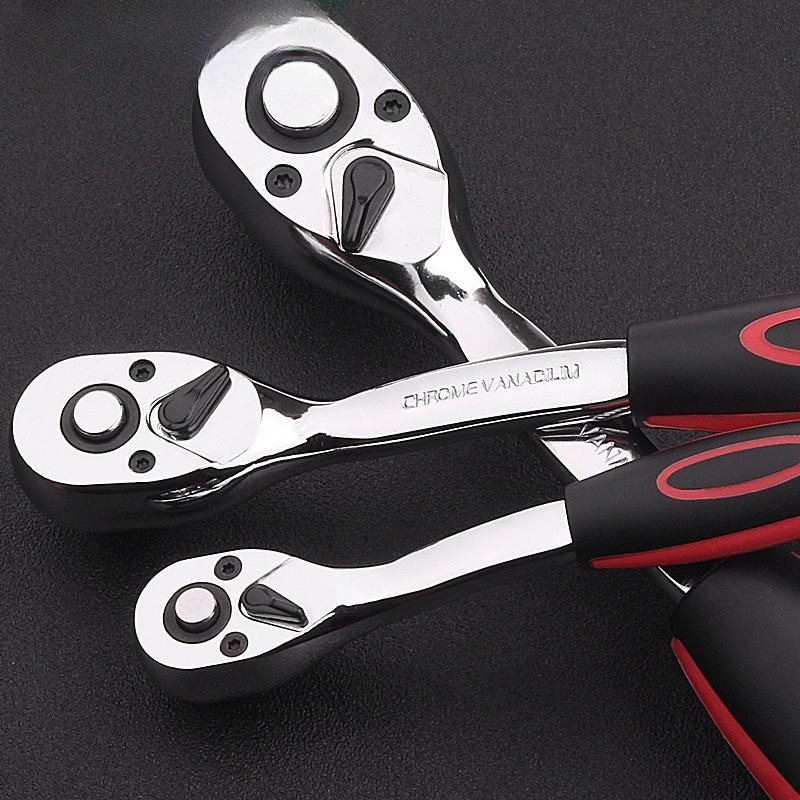 快速棘轮扳手套筒省力快扳大刺荆轮大飞中飞双向中小飞板手淳枫