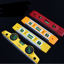 水平仪鱼雷尺方形水平泡鱼雷尺圆柱水平尺磁性装空调水平仪水准泡