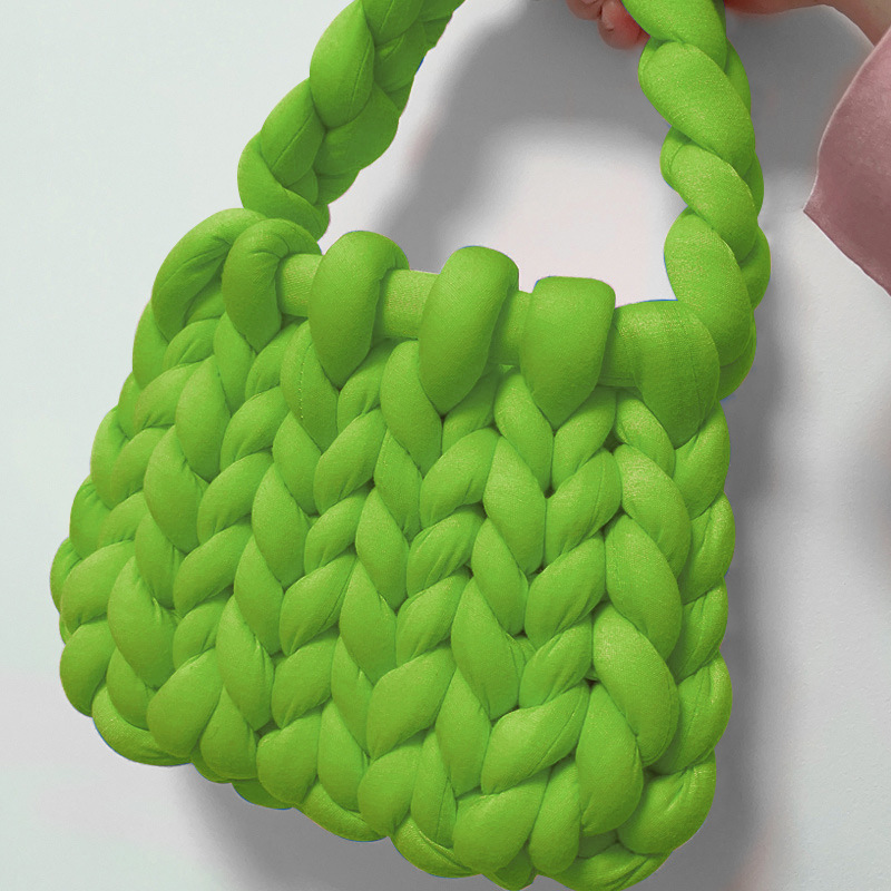 Accesorios de relleno de algodón islandés hilo diy bolsas de mano tejidas alfombras de alfombra de hilo de lana super gruesa ganchillo