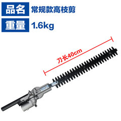 High branch saw head, high branch shear, high altitude shear working head assembly, high branch shear, hedge trimmer working head, extended high branch shear