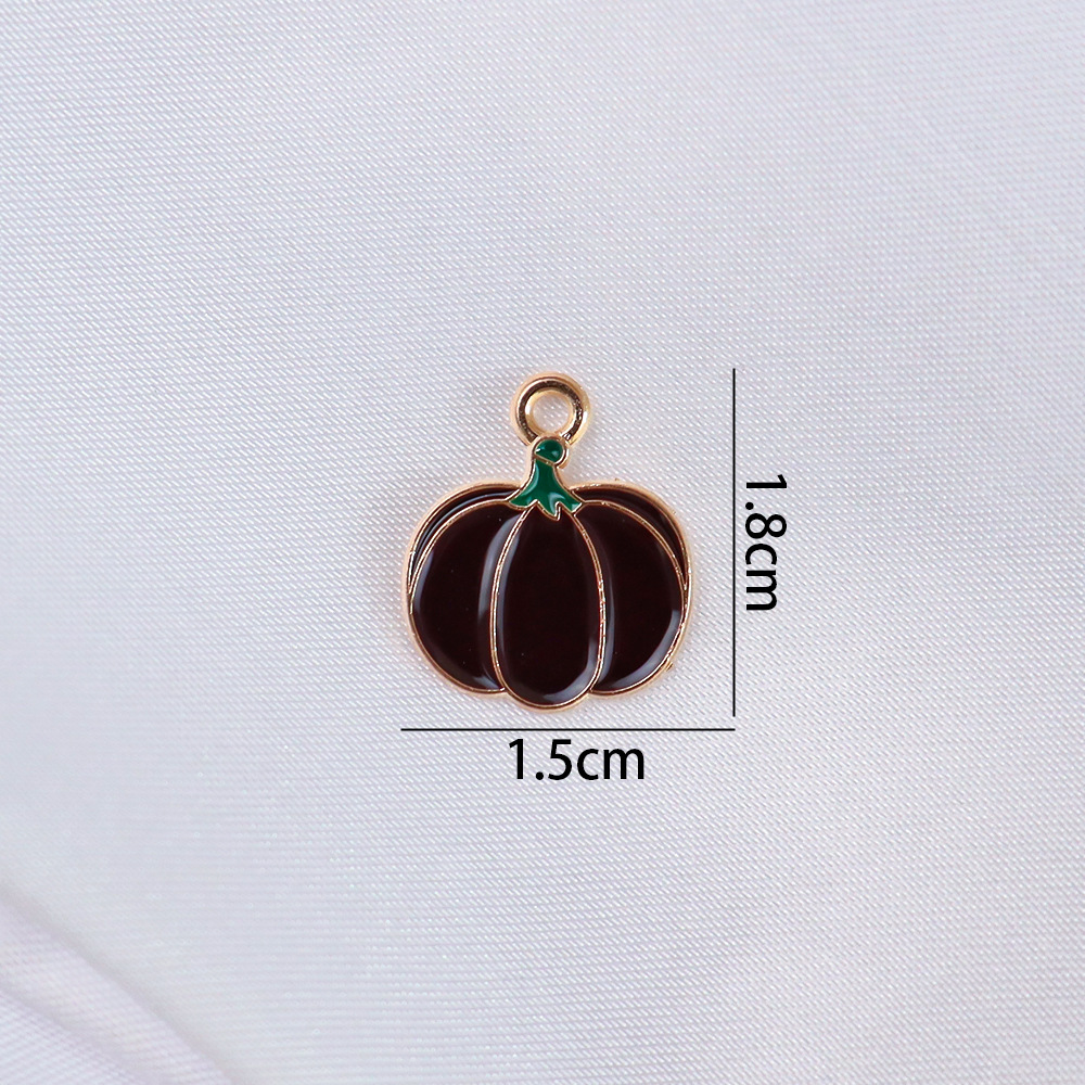 Colgante de frutas de aleación con gota de aceite, DIY pulseras y pendientes