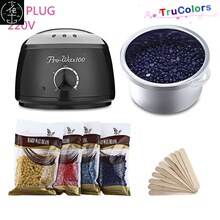 Hot Wax Warmer Heater Machine Hair Removal Beans Waxing Kit