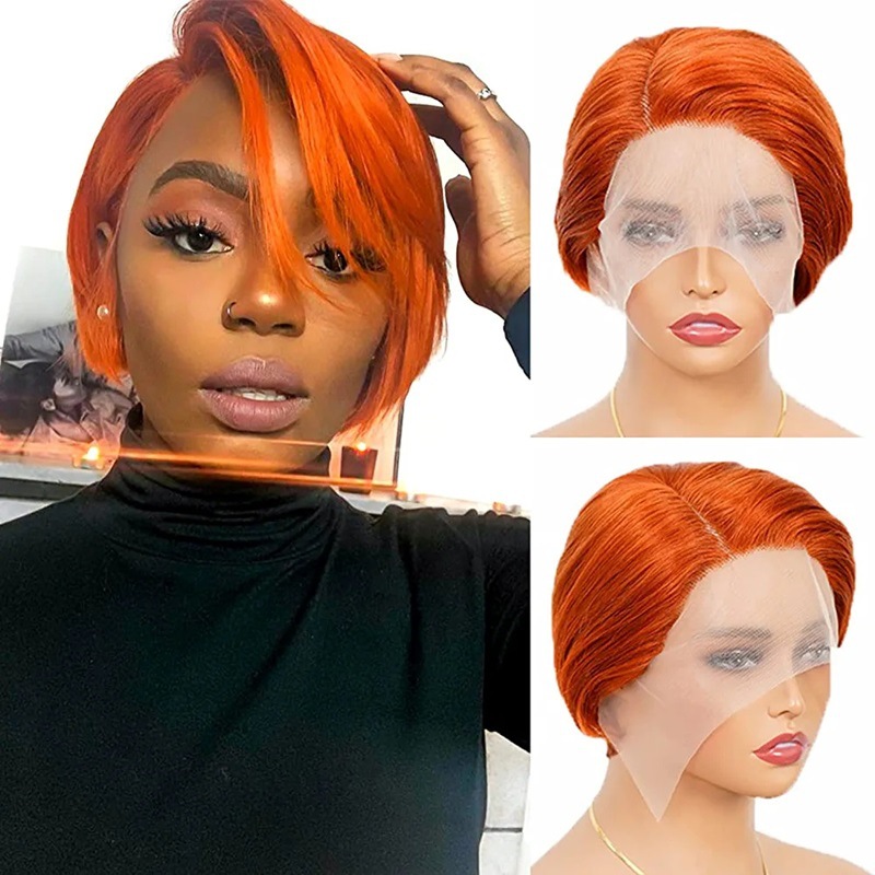180g Weight Full Head Wigs Wig & Hair Extension Type Wigs Wig Accessories Short Straight Hair Wig Hairstyle Real Hair Hair Material Casual, Street Occasion Women's Gender Elegant, Simple Style Style Women's Elegant Simple Style Casual Street Real Hair Short Straight Hair Wigs 22