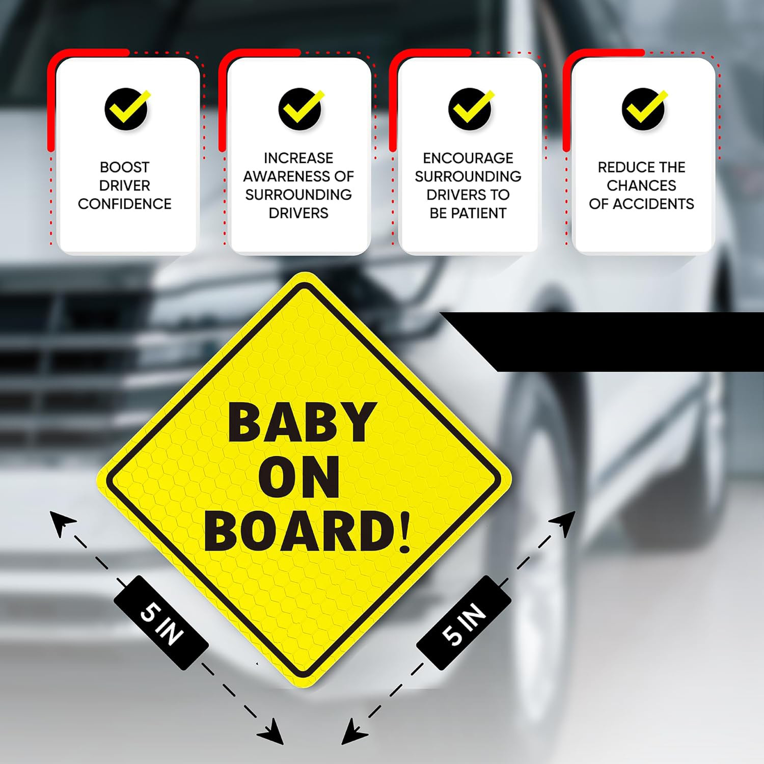 Baby on board magnētiska automašīnas uzlīme_voghion.com