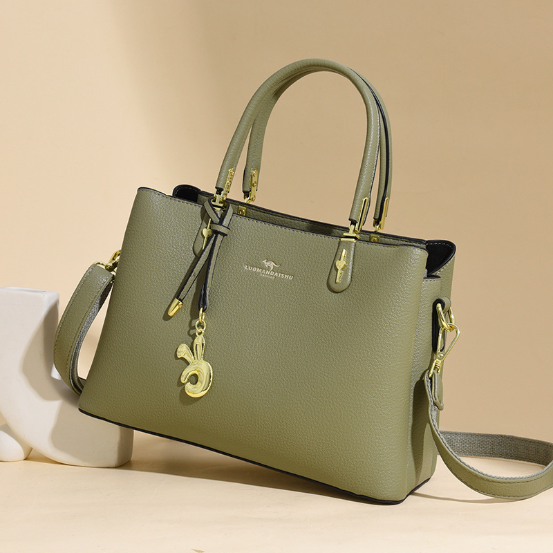 Bolsos transfronterizos de alta gama europeos y americanos, bolsos de mensajero para mujer, bolsos de mujer, bolsos de mujer de gran capacidad, madres de mediana edad, entrega de una pieza