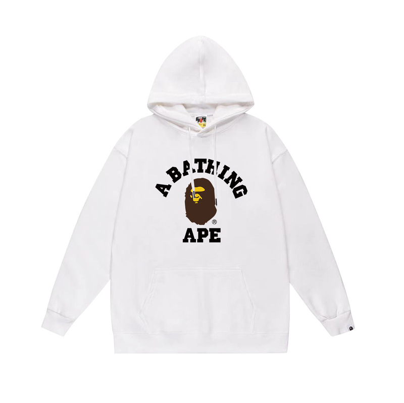 BAPE猿の頭の潮のブランドの片面のプリントは帽子の衛衣の秋冬の新型のヒップホップの潮流の男女の同項の純綿になります。|undefined