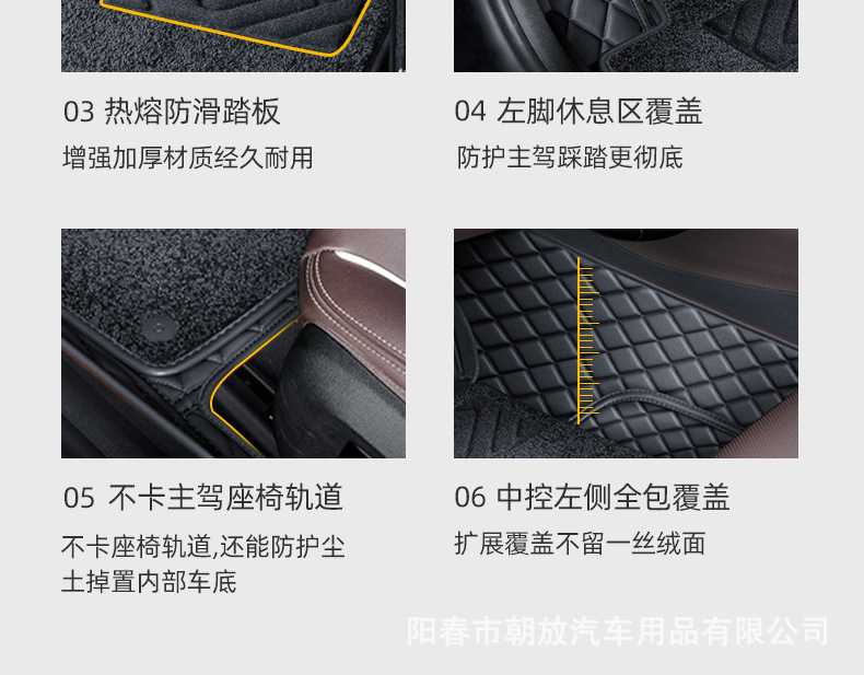 Audi car mat A4L A6L Q5L Q3 Q7 A5 A7 A3 A8L dedicated full surround car pedal