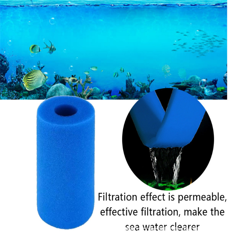 12mm直径鼻孔吸粉海绵圆柱水泵过滤棉游泳池过滤海绵管柱子