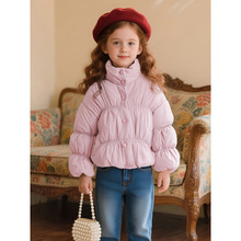 O 36038 Lantern sleeve girls' cotton coats ������Ůͯ������