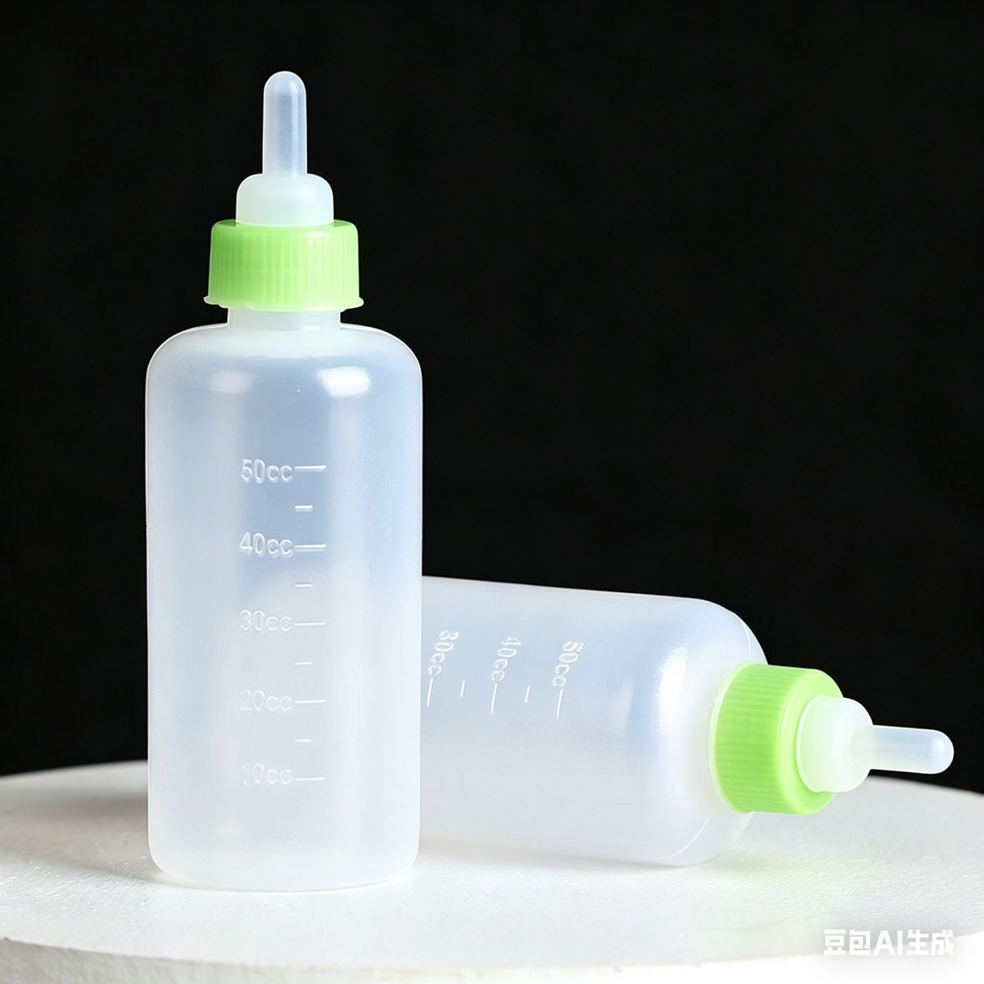 개별 60ml 녹색 파우치 포장