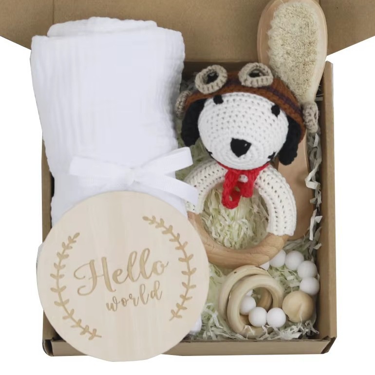 Baby crochet baby regalo de cumpleaños set tetina clips baby tetina clips universal clips