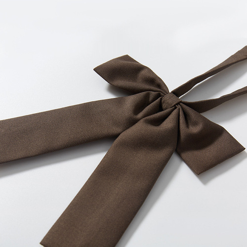 Japanese-style JK uniform solid color bow tie, school-style JK feather bow tie, JK uniform accessories butterfly bow tie supply