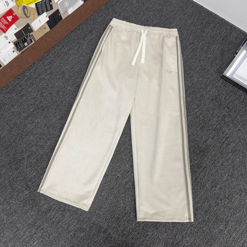 adidas Originals CNY Pants Suede Straight Leg Beige