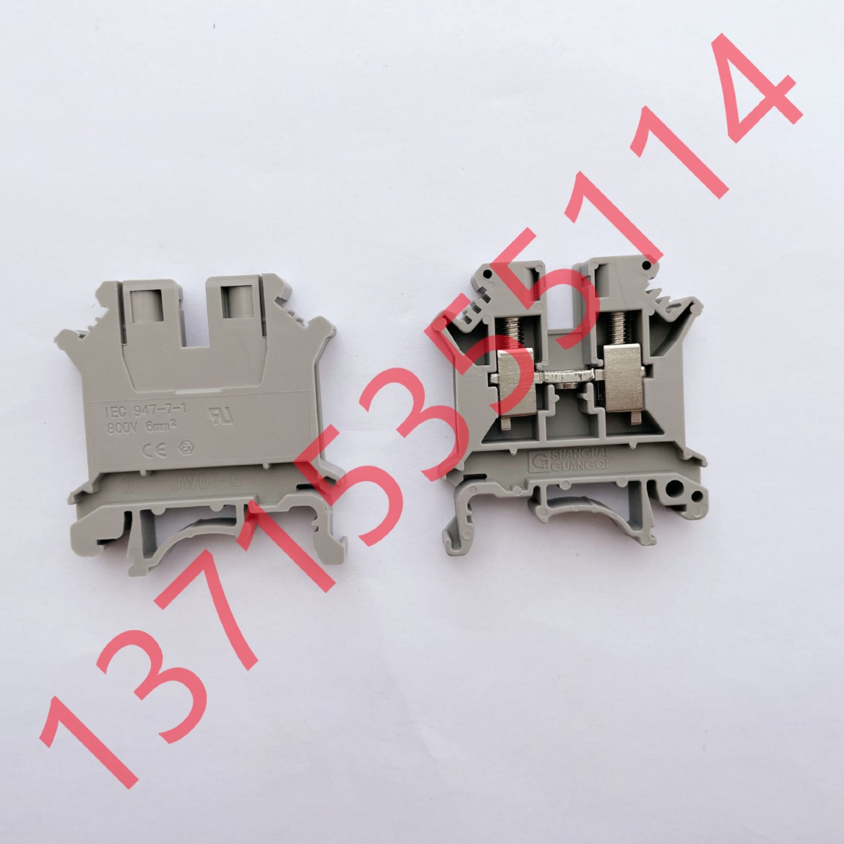 广奇端子排JY1-2/3/2A MJ1-50/6-1/4 MJ5-2.5G MJ5隔板连接片母线