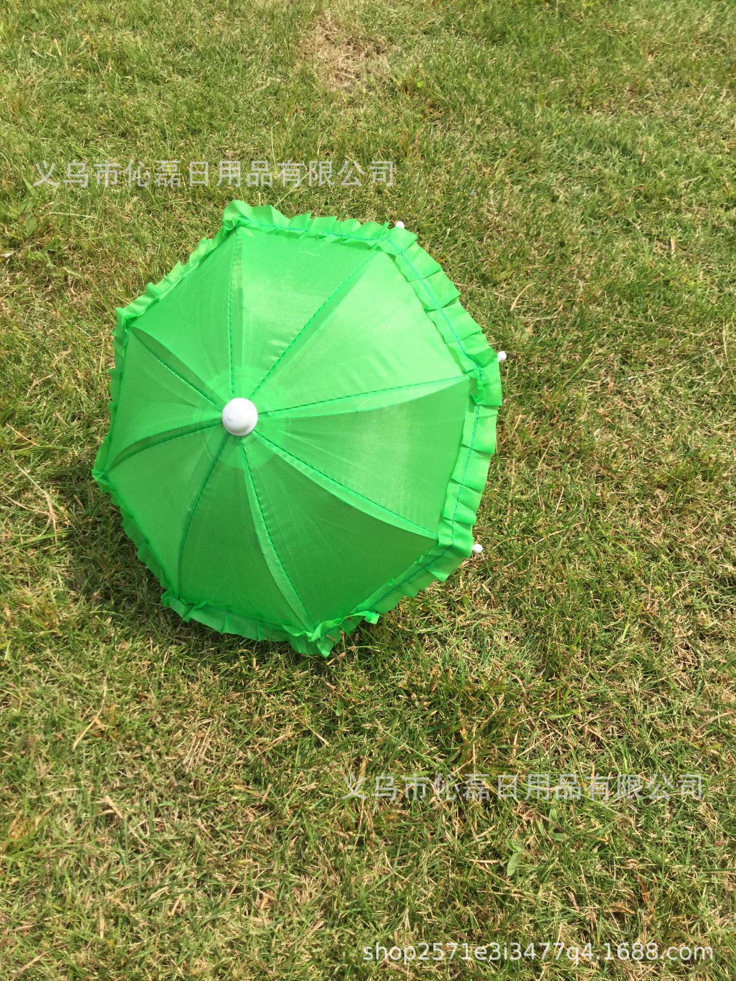 Flower-shaped, green