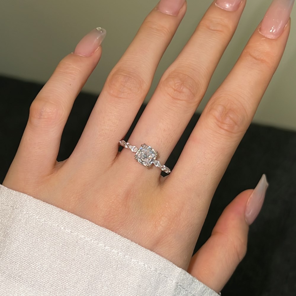 2g Weight Zircon Inlay Material Rings Classification 5, 9 Ring Size Holiday, Daily Occasion 925 Sterling Silver Material Geometric Pattern 2025 Spring and Summer Season Women's Gender Elegant, Simple Style Style 925 Sterling Silver Zircon Geometric Rings 925 Sterling Silver Rings 36