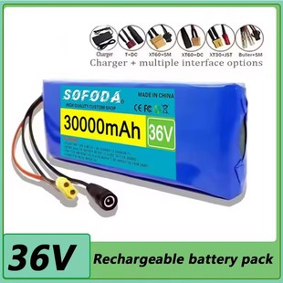 36V����10S1P늳ؽM18650 30Ah��x�ӿɳ��늳�20A BMS 500W