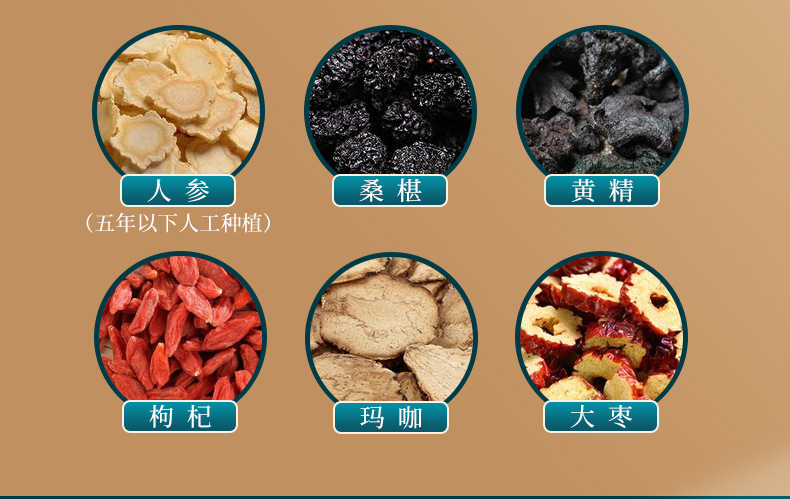 Ren Shen Wu Bao Tea Five Treasure Herbal Blend Gift Box 180g Cold Brew Daily Wellness Tea key features