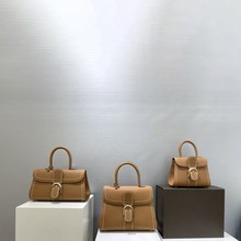 比利时新款时尚手提真皮女包头层牛皮百搭高端通勤手提包