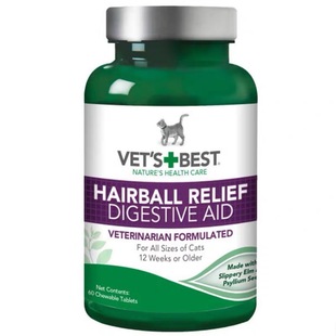 American Vets Best Green Cross Cat Grass Tablets Hair Cream for Cats Special Conditioning Gastrointestinal Hair Removal and Hair Ball Tablets