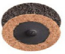 Productos transfronterizos 2 pulgadas 50MM traje de nylon par disco de arena paño no tejido vuelta bloqueo pulido película espiral disco de arena